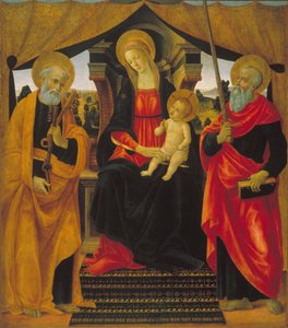 Virgen y Niño entre San Pedro y San Pablo